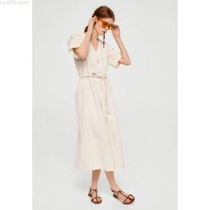 Mango dress color sand